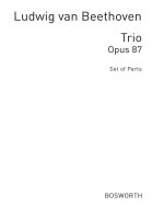 BEETHOVEN: TRIO OP.87 (THREE VIOLAS ARR. LIONEL TERTIS)