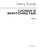 PURCELL, H LUCINDA IS BEWITCHING FAIR (FROM VOLUME 16) SCORE