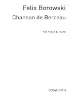 FELIX BOROWSKI: CHANSON DE BERCEAU
