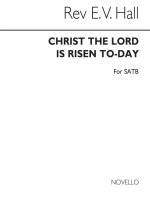 HALL: CHRIST THE LORD IS RISEN TODAY FOR SATB CHORUS CHANT