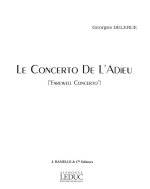 DELERUE CONCERTO DE L'ADIEU VIOLIN & PIANO BOOK