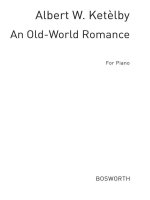 ALBERT KETELBEY: AN OLD WORLD ROMANCE (PIANO SOLO) PIANO