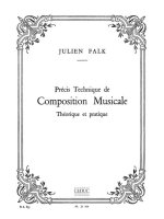 FALK PRECIS TECHNIQUE DE COMPOSITION MUSICALE THEORIQUE ET PRATIQUE BK