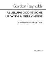 GORDON REYNOLDS: ALLELUIA! GOD IS GONE UP WITH A MERRY NOISE