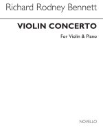 RR BENNETT: CONCERTO FOR VIOLIN (VIOLIN PART AND PIANO REDUCTION)