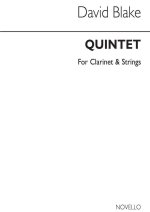 DAVID BLAKE: QUINTET FOR CLARINET & STRINGS (SCORE) POCHE