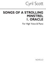 CYRIL SCOTT: ORACLE (SONGS OF A STROLLING MINSTREL) - HIGH VOICE/PIANO (KEY-F)