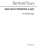 BERTHOLD TOURS: GOD HATH APPOINTED A DAY SATB/ORGAN CHANT