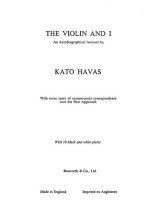 KATO HAVAS: THE VIOLIN AND I