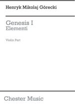 HENRYK GORECKI: GENESIS 1 - ELEMENTI (SET OF PARTS)