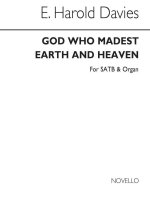 E. HAROLD DAVIES: GOD, WHO MADEST EARTH AND HEAVEN SATB/ORGAN CHANT