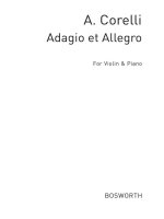ARCANGELO CORELLI: ADAGIO AND ALLEGRO (VIOLIN/PIANO)