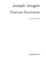 JOSEPH JONGEN: CHANSON ROUMAINE