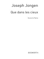 JOSEPH JONGEN: QUE DANS LES CIEUX
