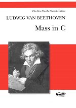 LUDWIG VAN BEETHOVEN: MASS IN C (VOCAL SCORE) LARGE PRINT CHANT