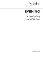 SPOHR, L EVENING OP 120 NO 2 SATB/PIANO CHANT