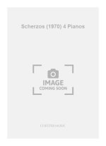 CHAPPLE  SCHERZOS (1970)  4 PIANOS (SCORE ONLY) PIANO