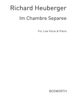 RICHARD HEUBERGER: IM CHAMBRE SEPAREE (LOW VOICE)