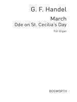 G. F. HANDEL: MARCH FOR ST CECILIA'S DAY (ORGAN)