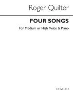 ROGER QUILTER: FOUR SONGS OF MIRZA SCHAFFY (MEDIUM/HIGH VOICE)