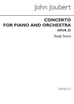 JOUBERT: CONCERTO FOR PIANO & ORCHESTRA (STUDY SCORE) POCHE