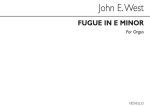 JOHN E. WEST: FUGUE IN E MINOR FOR ORGAN