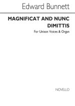 EDWARD BUNNETT: MAGNIFICAT AND NUNC DIMITTIS IN A SATB/ORGAN CHANT