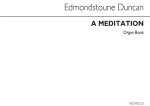 EDMONDSTOUNE DUNCAN: A MEDITATION ORGAN