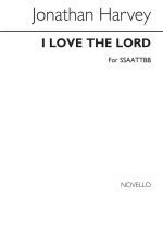 JONATHAN HARVEY: I LOVE THE LORD