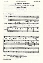 HENRY PURCELL: THY WORD IS A LANTERN CHANT