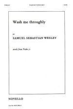 SAMUEL SEBASTIAN WESLEY: WASH ME THROUGHLY CHANT