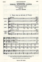 MATYAS SEIBER: THREE NONSENSE SONGS CHANT