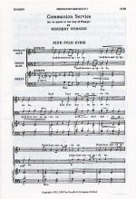 HERBERT SUMSION: COMMUNION SERVICE IN F CHANT