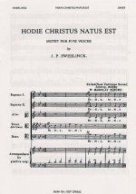 J.P. SWEELINCK: HODIE CHRISTUS NATUS EST (SQUIRE) CHANT