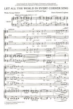 KENNETH LEIGHTON: LET ALL THE WORLD IN EVERY CORNER SING CHANT