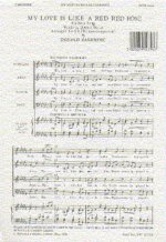 MY LOVE IS LIKE A RED RED ROSE (SATB) CHANT