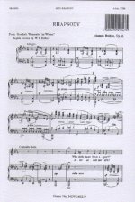JOHANNES BRAHMS: ALTO RHAPSODY (VOCAL SCORE)