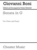 GIOVANNI BONI: SONATA IN G MAJOR FOR OBOE AND PIANO (ARR. ROTHWELL)