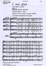 WILLIAM BOYCE: I WAS GLAD CHANT
