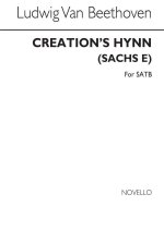 BEETHOVEN: CREATION'S HYMN (SATB) CHANT