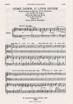 WILLIAM H. HARRIS: COME DOWN, O LOVE DIVINE CHANT