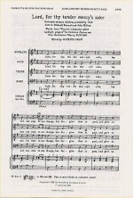 RICHARD FARRANT/JOHN HILTON: LORD, FOR THY TENDER MERCY'S SAKE CHANT