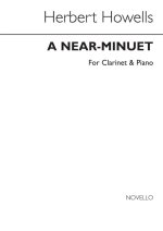 HERBERT HOWELLS: A NEAR MINUET (CLARINET AND PIANO)