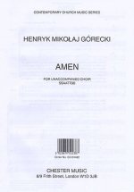 HENRYK MIKOLAJ GORECKI: AMEN (SSAATTBB) CHANT