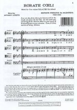 PALESTRINA: RORATE COELI SSATB CHANT