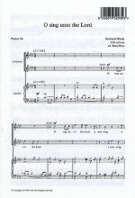 RICHARD HINDE: O SING UNTO THE LORD CHANT