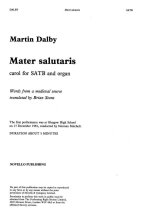 MARTIN DALBY: MATER SALUTARIS CHANT