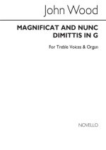 JOHN WOOD: MAGNIFICAT AND NUNC DIMITTIS IN G (TREBLE VOICES)