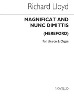 RICHARD LLOYD: MAGNIFICAT AND NUNC DIMITTIS (HEREFORD)