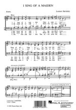 LENNOX BERKELEY:  I SING OF A MAIDEN CHANT
